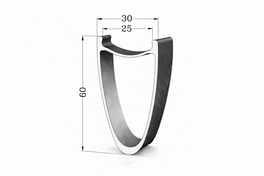 SPEEDSAFE SS30G 60mm hookless Carbon Rim